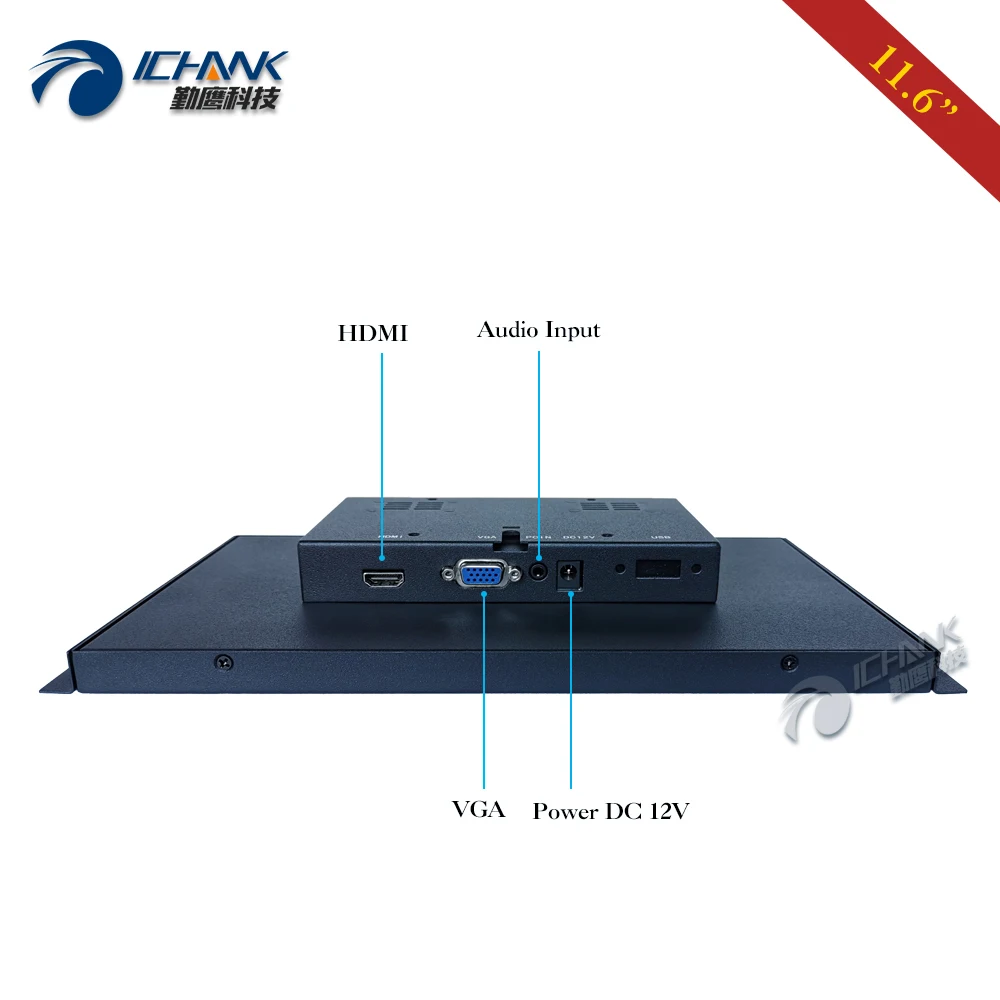 11.6 ġ  ̵ ũ 1920x1080p IPS HDMI  VGA    Ŀ LCD ũ ÷ ZK116TN-253, 12 ġ