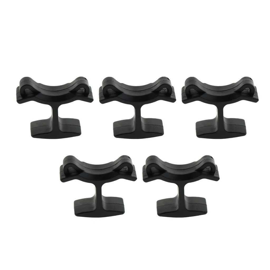 5 Pack Referee Coaches Trainer Whistle Finger Hand Holder Clip Clamp Bracket