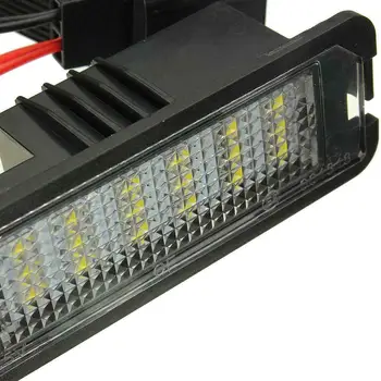 

License Number Plate Light Car LED Lamps Energy Savings 2PC For Skoda Superb/Caddy 04/Golf Plus 05 Signal Lamp