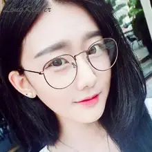 Longkeader, круглые очки, оправа, прозрачные линзы, унисекс, золотые, круглые, металлические очки, оптические, для мужчин и женщин, оправа для очков, оптическая оправа