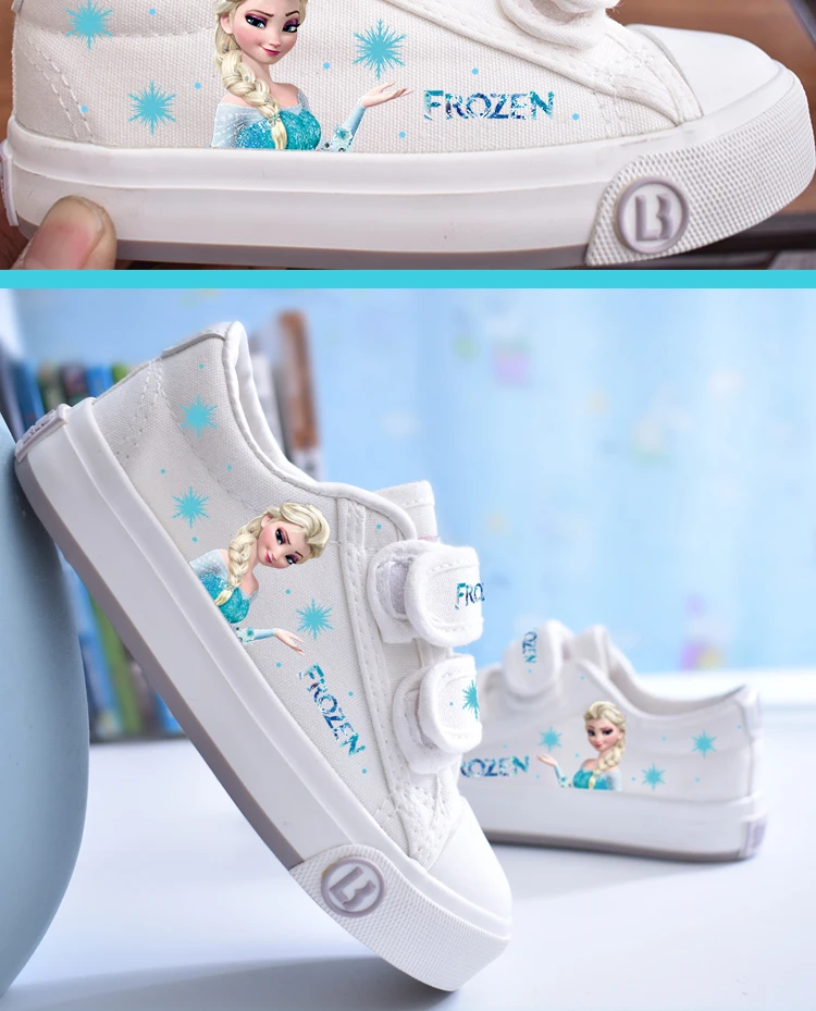 Disney children's frozen princess Sophia girls casual non-slip soft bottom sports shoes sneakers kids shoes for girl