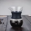 Manual Coffee Maker Reusable Glass Coffee Pot Durable Coffee Drip Pot Stainless Steel Coffee Filter Coffeeware 200/400ml ► Photo 2/6