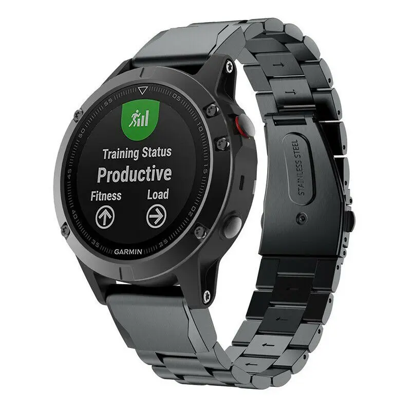 Ремешок из нержавеющей стали для часов Garmin Fenix 5/5 Plus/Approach S60/Instinct, Смарт-часы, браслет