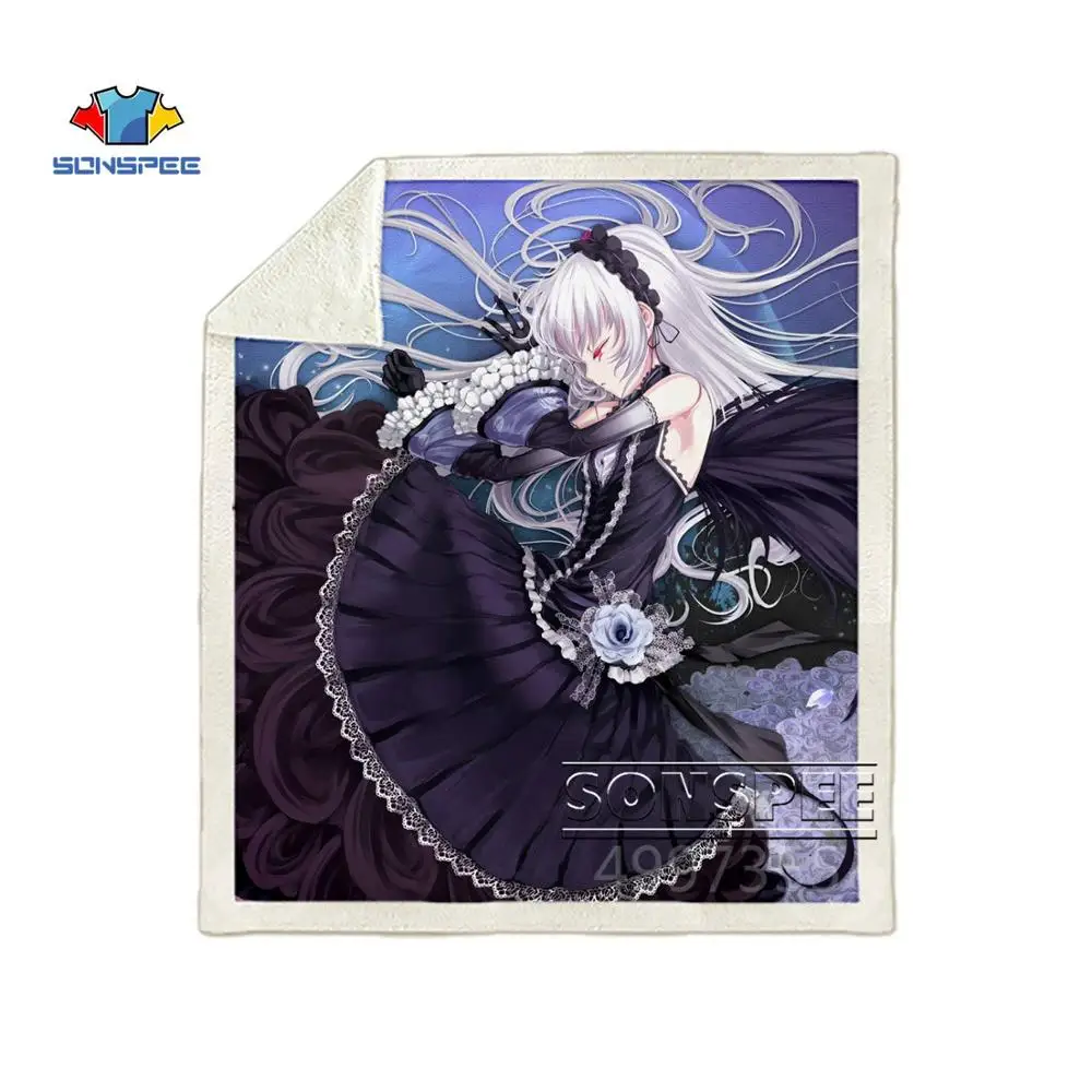 SONSPEE Rozen Maiden аниме Харадзюку для детей и взрослых 3d принт одеяло Теплый диван Стёганое одеяло покрывало для путешествий постельные принадлежности магазин при фабрике K129 - Цвет: 10