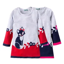 Платье для девочек; платье с длинными рукавами и цветочным принтом; vestido infantil; сезон весна-осень; качественная одежда для детей 3-7 лет; Лидер продаж