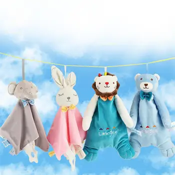 

1pc Baby Plush Comfort Doll Soothing Doll Can Chew Towel Little Baby Comfort Toy Playing Doll