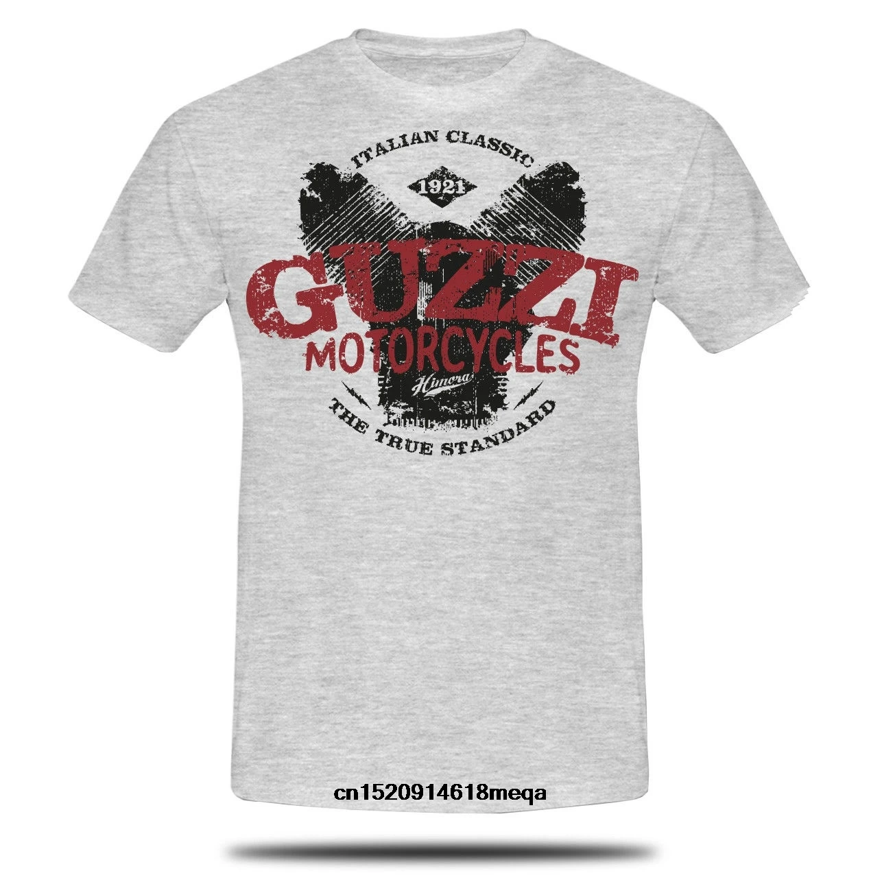 t shirt Guzzi Motorycles Grey Tees Moto Motorbike Tee Shirt Men's Fashion Originality Graphic T-shirt Top Clothing |