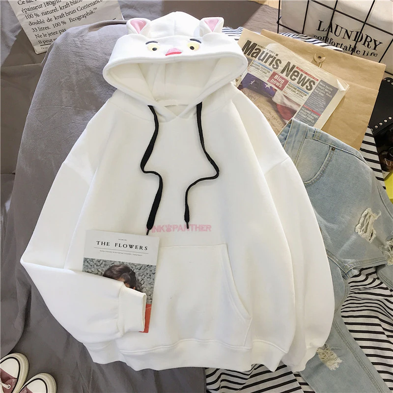 Ulzzang толстовка с капюшоном Женская плюс бархатная Толстая зимняя новая Корейская ins Harajuku Kawaii модная Свободная Повседневная Женская толстовка