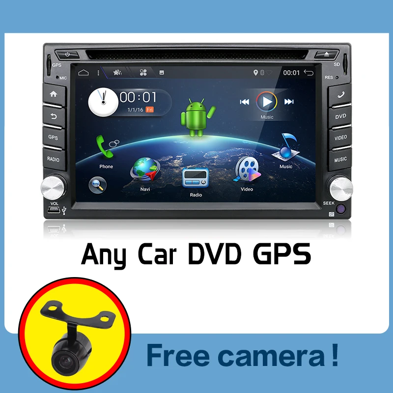 Dvd Cpu+ddr3 2 Android Screen+3g+car Touch 6