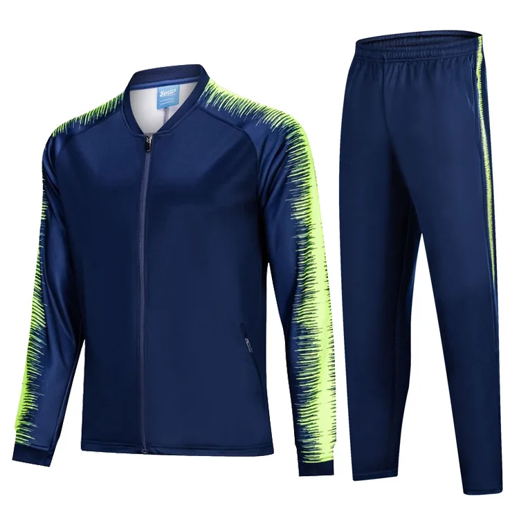 Printed Contrast Color Fashion & Sports Coat Autumn And Winter Outdoor Clothing Football Training Suit Long-sleeve Suit Uniform Printed Contrast Color Fashion & Sports Coat Autumn And Winter Outdoor Clothing Football Training Suit Long-sleeve Suit Uniform