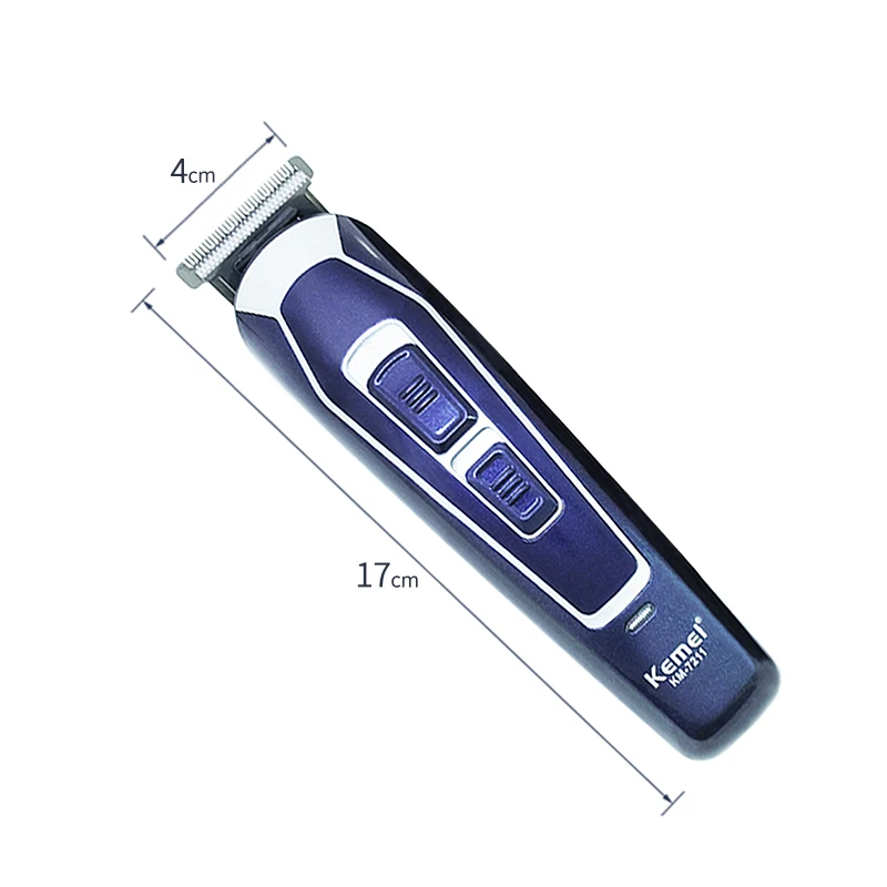 Kemei электрический триммер для волос Barbe машинка для стрижки волос уход за лицом бритвенный резак бритва стрижка мужская 4 Концевая расческа инструмент для очистки F30