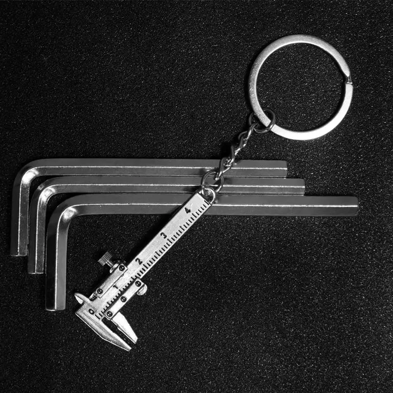 Color : As pic4 W-SHTAO Mini Vernier Caliper Measurement Model Key Chain Measuring Zinc Alloy Stylish Silver Key Chain for Woodworking Tools Color : As pic4 W-SHTAO Mini Vernier Caliper Measurement Model Key Chain Measuring Zinc Alloy Stylish Silver Key Chain for Woodworking Tools
