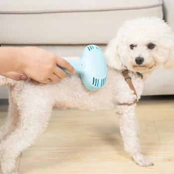 

Electric Premium Clean Hair Dog Brush Rechargeable Comfortable Small Large Dog Comb Pet Grooming Tools Cat Fits Various Hairs