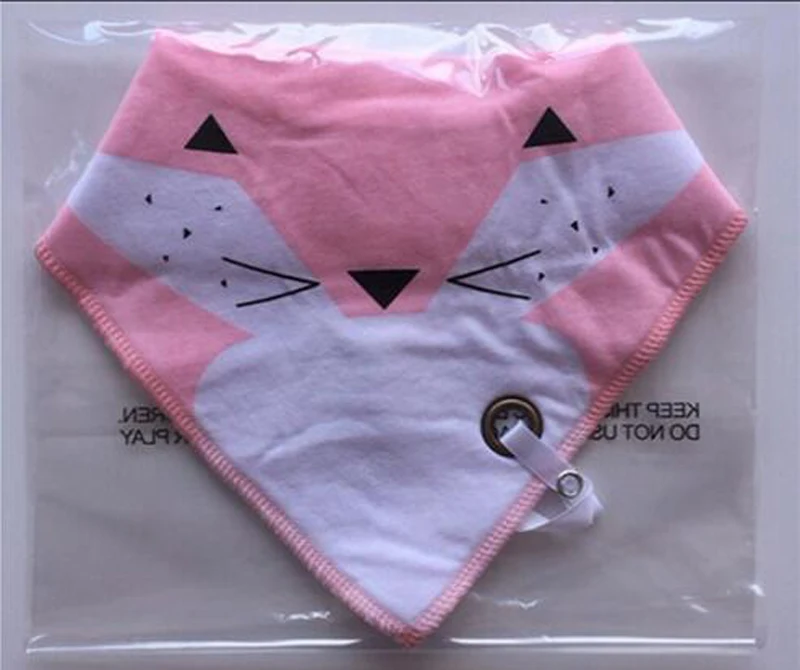Pretty Baby Infant Toddler Soft Triangle Bandana Bib Burp Saliva Towel with Pacifier Clip Water Absorb Bandana Baby Accessories