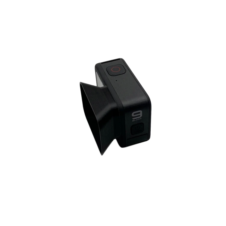 Détail du bord surélevé de la Coque Silicone pour GoPro 9 10 11 12 assurant une protection antichoc pour l'objectif.