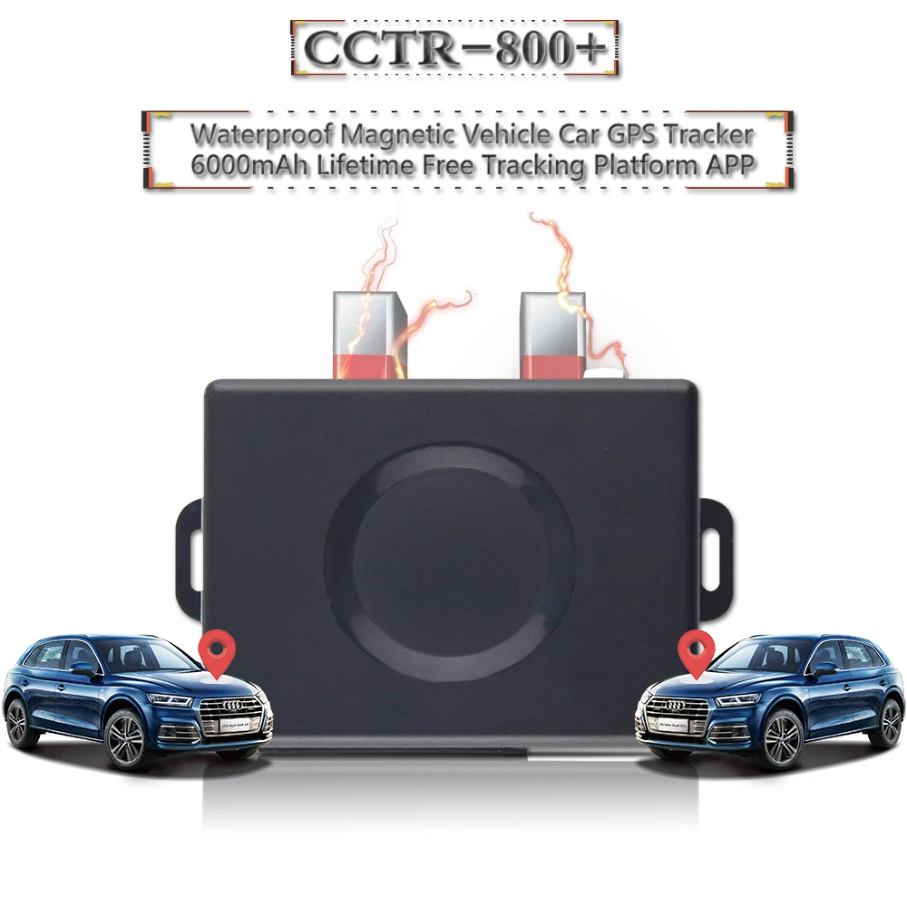 Gps трекер CCTR-800+/CCTR-800 Plus с аккумулятором 6000 мАч человек/автомобиль мощный магнитный локатор добавить аккумулятор Низкий сигнал тревоги