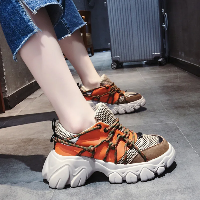 

Online Celebrity Dad Shoe Women's INS Fashion Autumn WOMEN'S Shoes 2019 New Style Autumn Shoes Versatile Ultra-huo bao kuan Athl