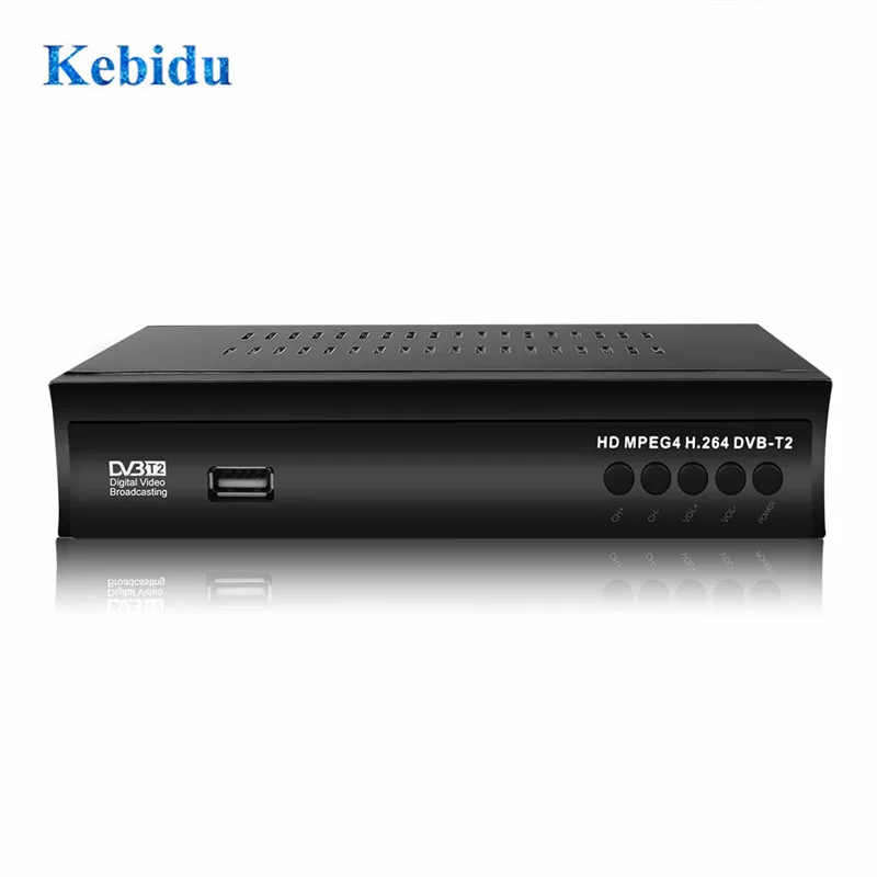 KEBIDU HD цифровой M2 ТВ тюнер рецептор DVB-T/T2 спутниковый ресивер MPEG DVB T2 H.264 наземный ТВ ресивер DVB T телеприставка