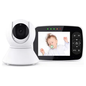 

3.5inch High Resolution Baby Monitor Infrared Night Vision Wireless Video Baby Monitor with Remote Camera Pan-Tilt-Zoom Lullaby