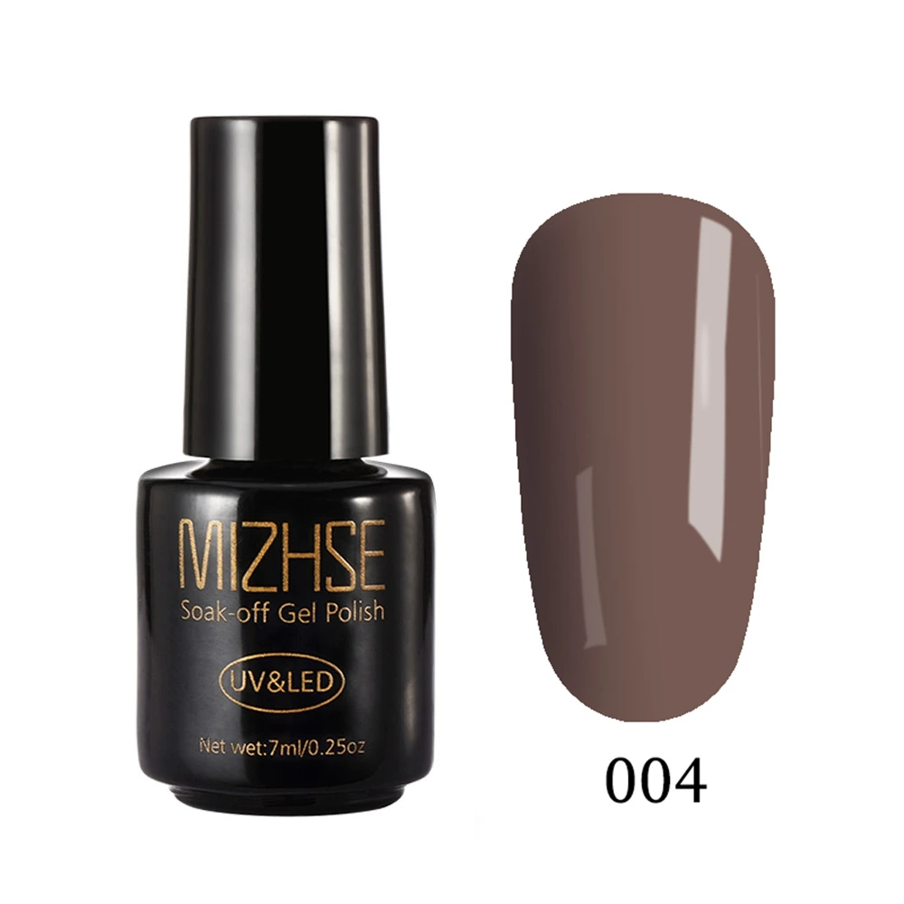 MQD004 MIZHSE Гель-лак для ногтей 7 мл UV Vernis Полупостоянный праймер верхнее покрытие для маникюра xx цветов гелевое покрытие для ногтей гель-арт - Цвет: MQD004