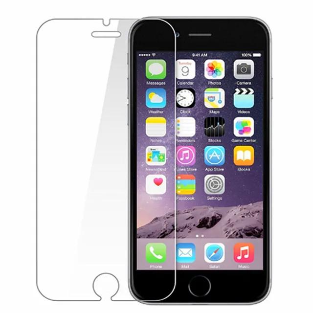 HD прозрачное закаленное стекло для iPhone 7 6s 6 Plus 5S 5 SE 4 4S 5C защита экрана