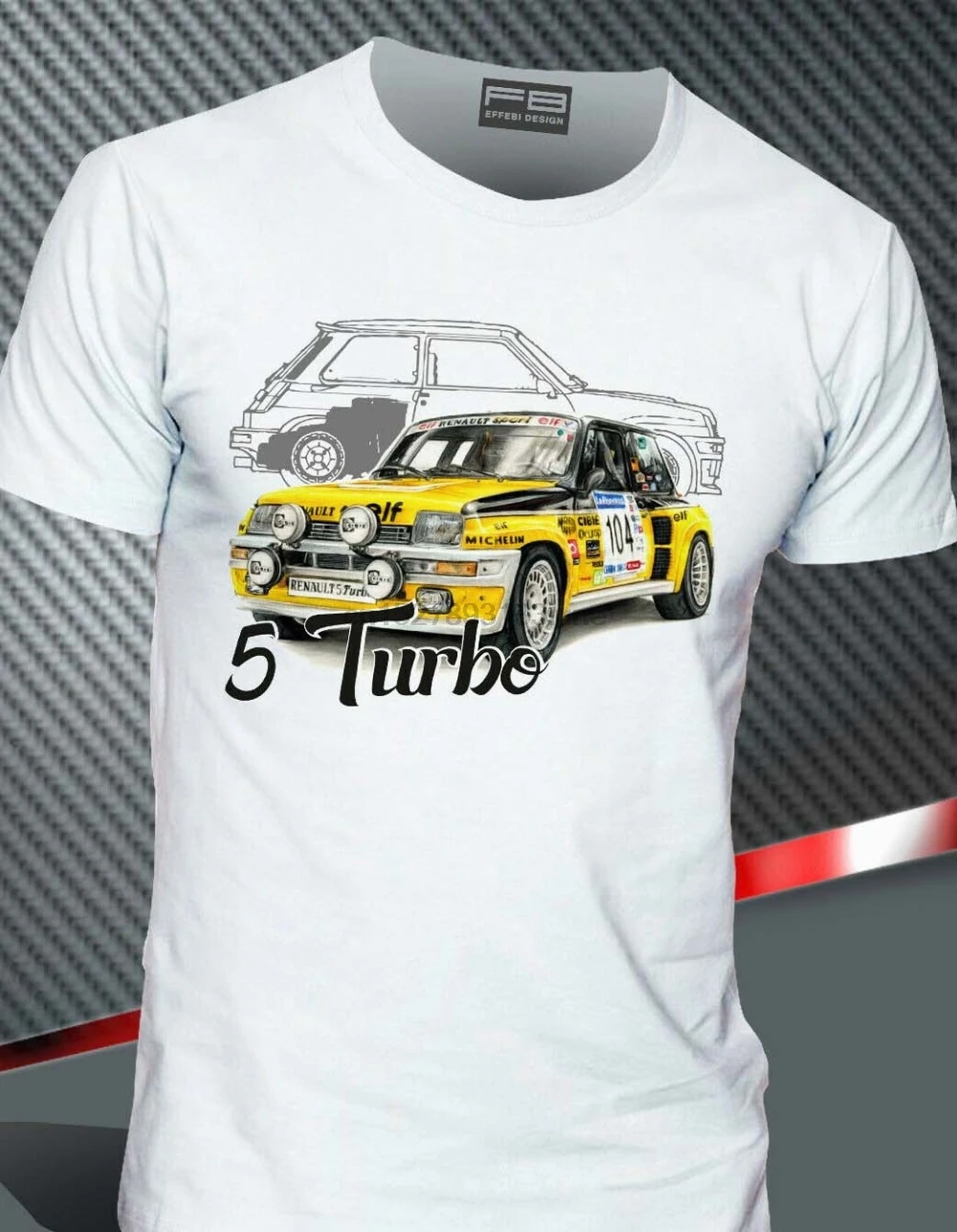 Футболка Renault 5 Gt Turbo Alpine Ragnotti Team Rally Legend 2019 популярный дизайн Camisa 100% хлопок модная
