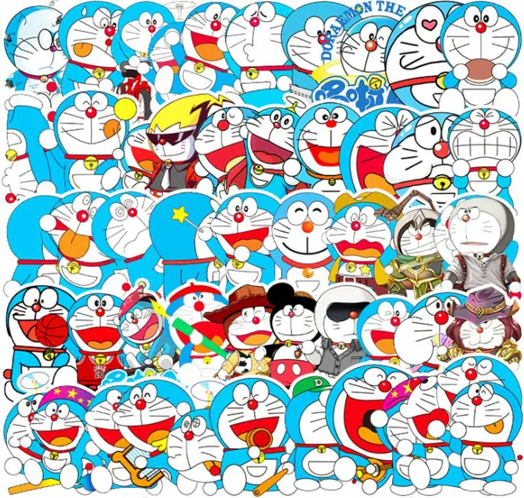 

10/30/52 шт. стикеры Аниме Doraemon s Классические Мультяшные милые стикеры s ноутбук детские игрушки «сделай сам» автомобиль гитара Скрапбукинг Наклейка Декор стикер