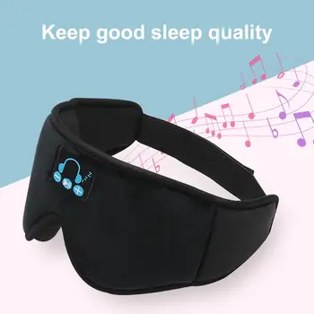 

Bluetooth 5.0 Headset Wireless Music Sleep Aid Shading 3D Soft Sleep Eye Cover Wireless Bluetooth Sleep Mask Earbuds Headphones