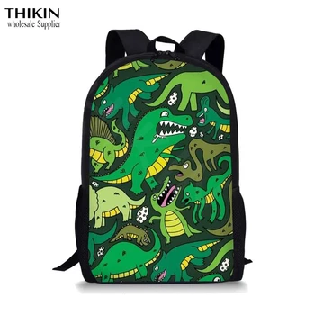 

THINK School Bookbags Dinosaur Cute Backpacks School Bag 3D Baby Boys Backpack Kids Children Student Cartoon Daily Backpack New