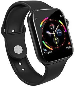 

W34 Smart Watch, Bluetooth Smart Watch, Sports Heart Rate Monitor, Waterproof Smart Watch (Black)
