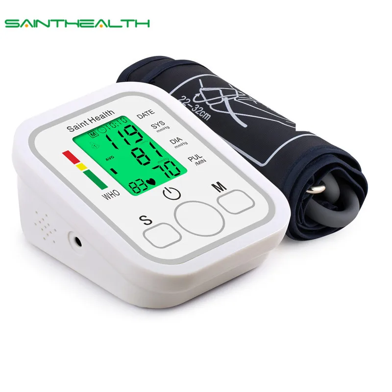 Saint Health С английским голосом и подсветкой Портативный ЖК-цифровой измеритель