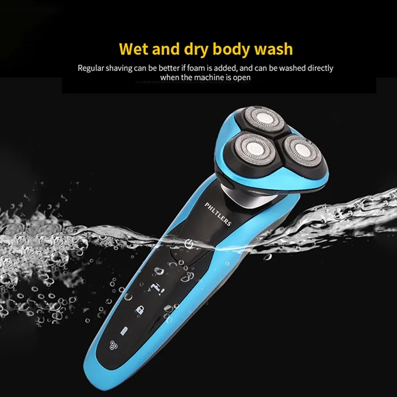 

Double Ring Three-head Floating Razor USB Rechargeable Car Wash Multi-function Razor