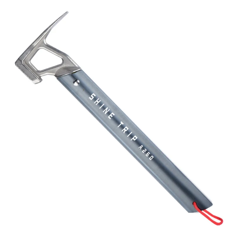 

Outdoor Camping Tent Hammer Mountaineering Hiking Stainless Steel Tent Nail Puller Hammer Tent Peg Accessories