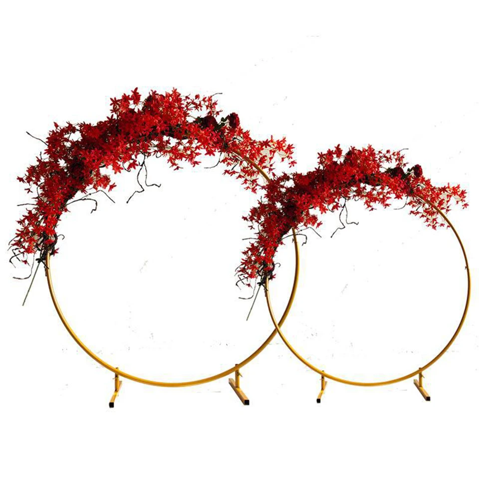 Ring Iron Wedding Arch Props (10)