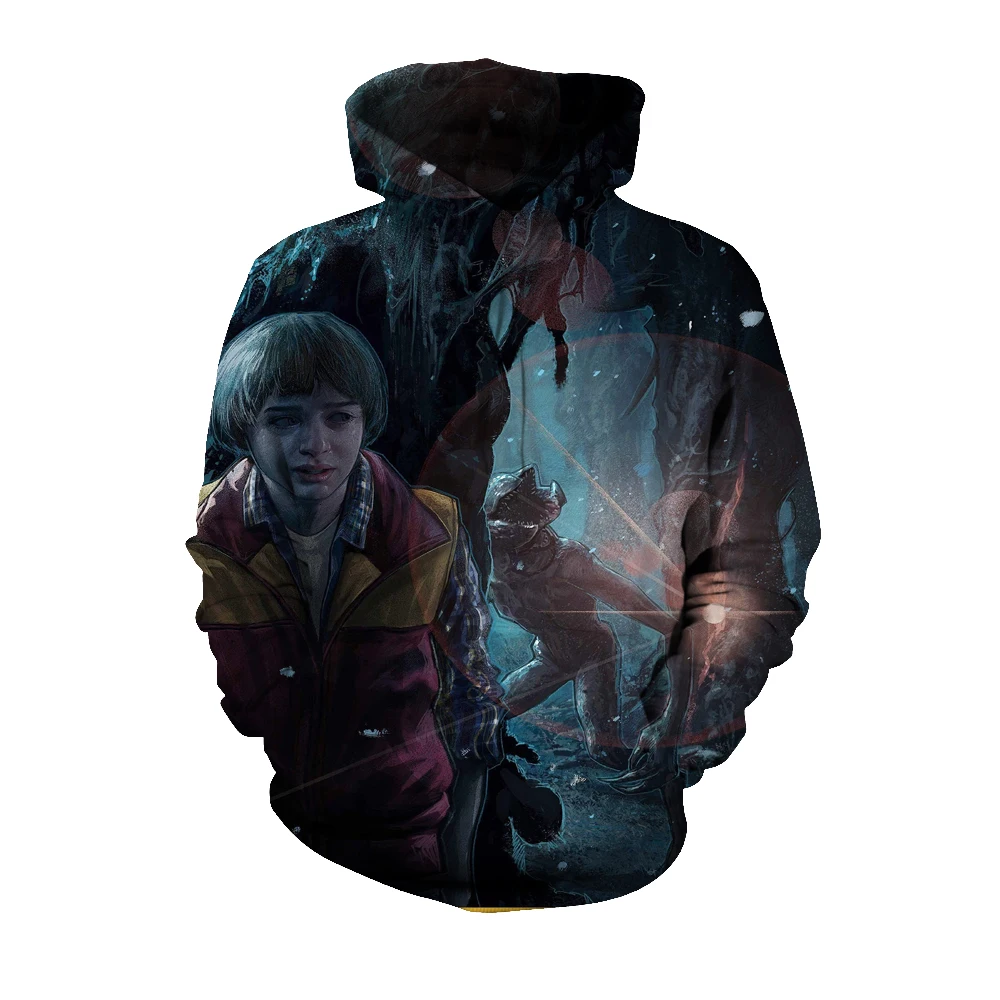 Stranger Things 10 Mr. Q хлопковые Толстовки и свитшоты странные вещи мода Hoddie ривердейл л Пип мужские повседневные свободные куртки 39 S толстовки - Цвет: Stranger Things 10