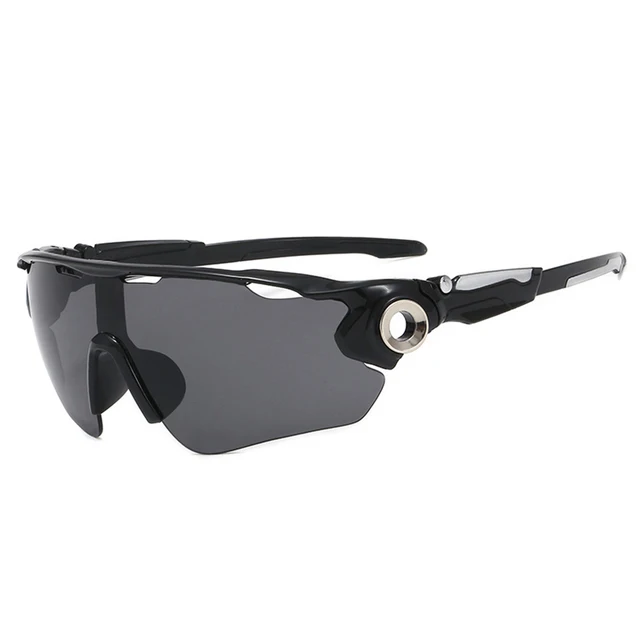 Cycling Eyewear Sunglasses UV 400 Protection Polarized Eyewear Cycling Running Sports Bike Sunglasses Goggles for Men Women black
