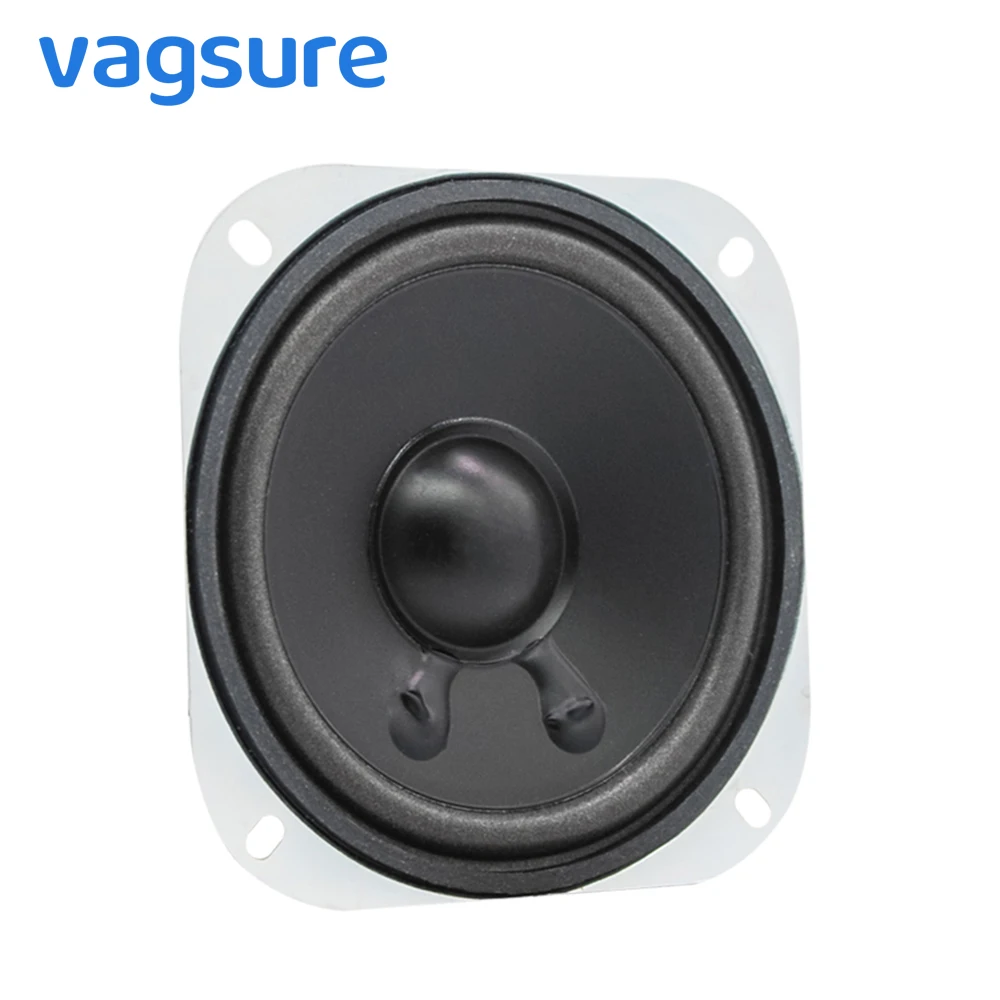 2pcs/pair Black Square Diameter 10.3cm Shower Speaker For Shower Fm