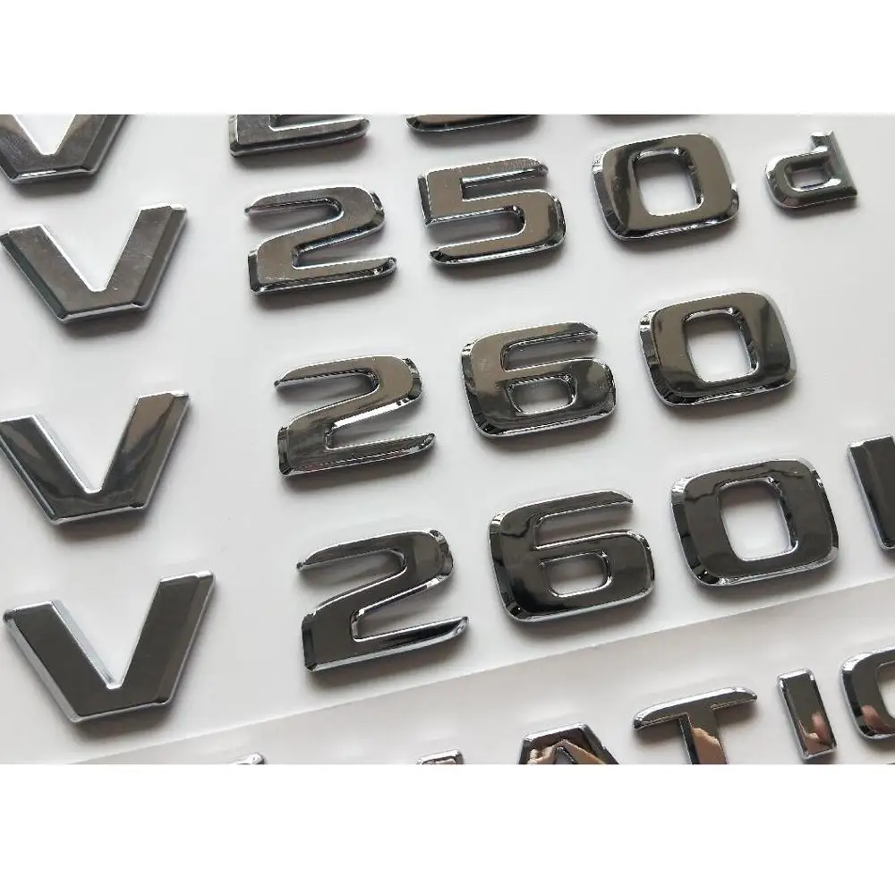 크롬 메르세데스 벤츠 V 클래스 W447 MPV V200 V220 V250 V250d V260 V260d V200L V220L V250L V260L V280L 4MATIC 엠블럼