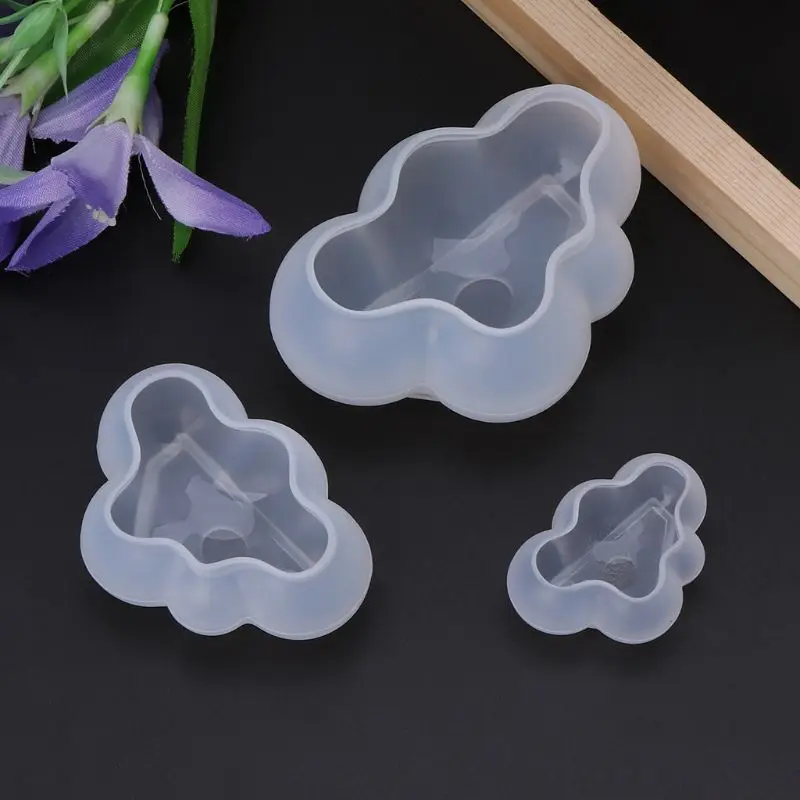 Силиконовые формы 3D облако Симпатичные DIY Эпоксидной смолы ремесла ювелирных изделий украшения торта домашний пейзаж помадка Шоколадные подарки Handmad
