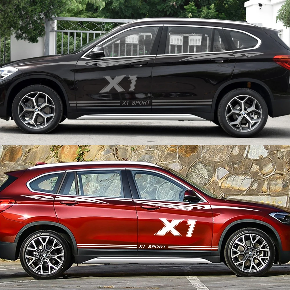 2 шт. автомобильные наклейки для BMW X1 E84 F48 спортивный Стайлинг Авто Виниловая