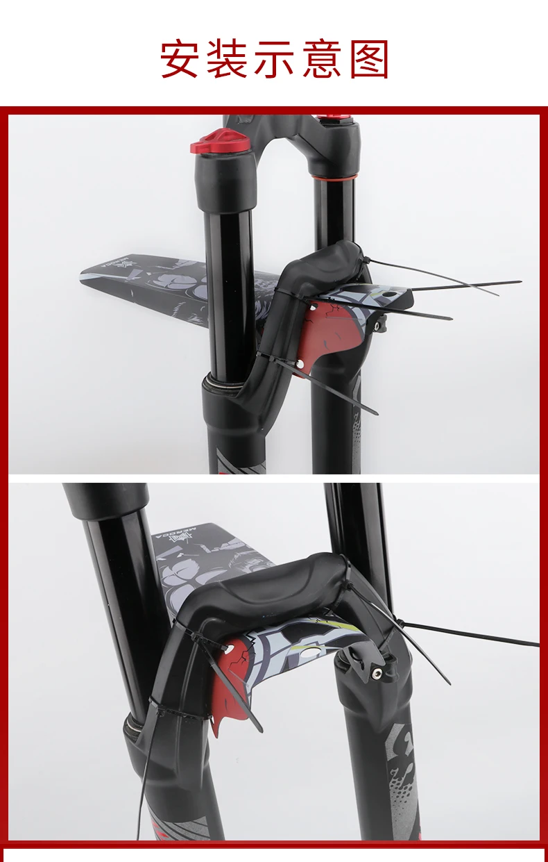 Garde-Boue Vélo Reixuier - 2 Pièces Avant/Arrière | Anti-éclaboussures, Compatible VTT & Ville