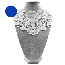 Emboidery воротник для шеи diy поддельные съемные воротники водорастворимые Женская бутоньерка трехмерные кружевные аксессуары