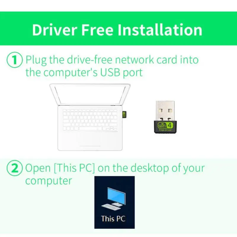 2,4G сетевая карта LAN USB WiFi адаптер 150 Мбит/с 5dBi WiFi ключ Ethernet приемник с антенной Бесплатный драйвер подходит для настольного ПК