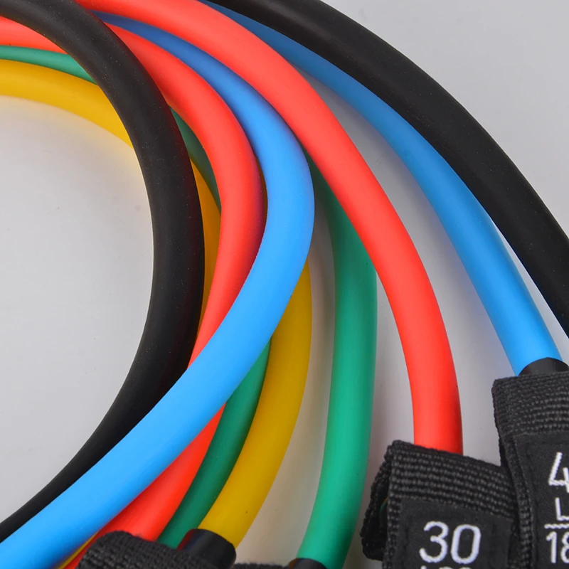 12PCS Resistance Bands Set Bodybuilding Home Gym Equipment Professional Training Weight Fitness