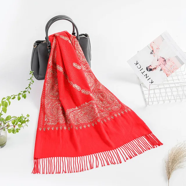 

Luxury Brand Scarf Tops For Young Lady Shawl Fashion Scarves And Shawls Winter Scarf Women Plaid Blanket Cashmere Pashmina
