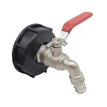 

IBC Ton Barrel Valve Fitting Stainless steel 2 "to 1/2" Tank Adapter For Brass Faucet Assembly Valve Spare Parts