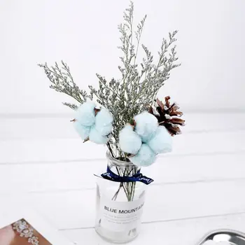 

Cute Dried Flowers Bouquet and Bottle Set Simple and Fashion Home Merry Christmas Wedding Decoration