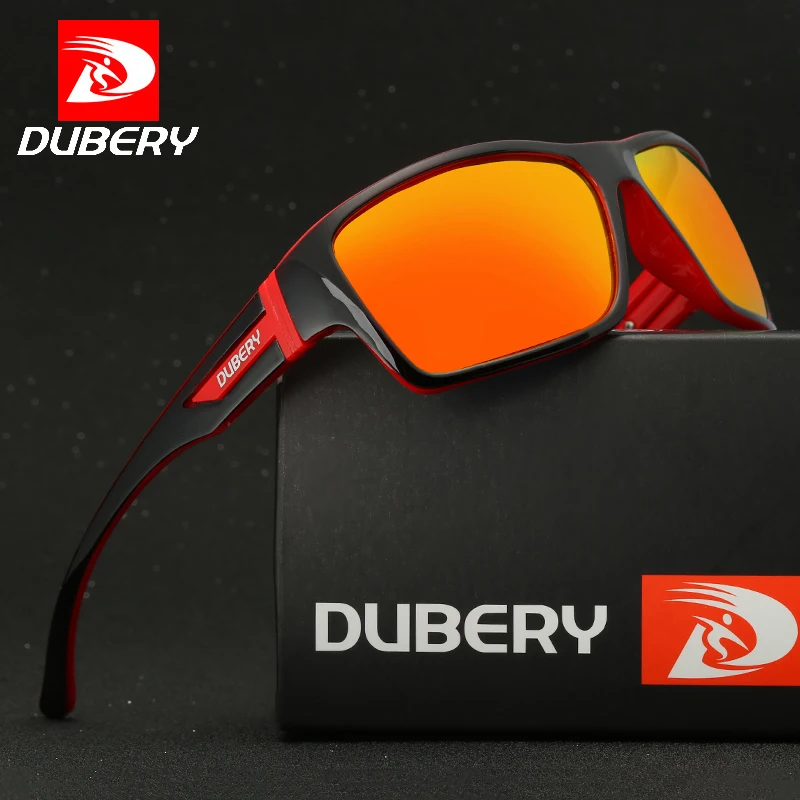 

Dubery Classic Designer Fashion Safety Sunglasses Polarized Goggles Protective Gafas de sol Travelling Sun Glasses with Case