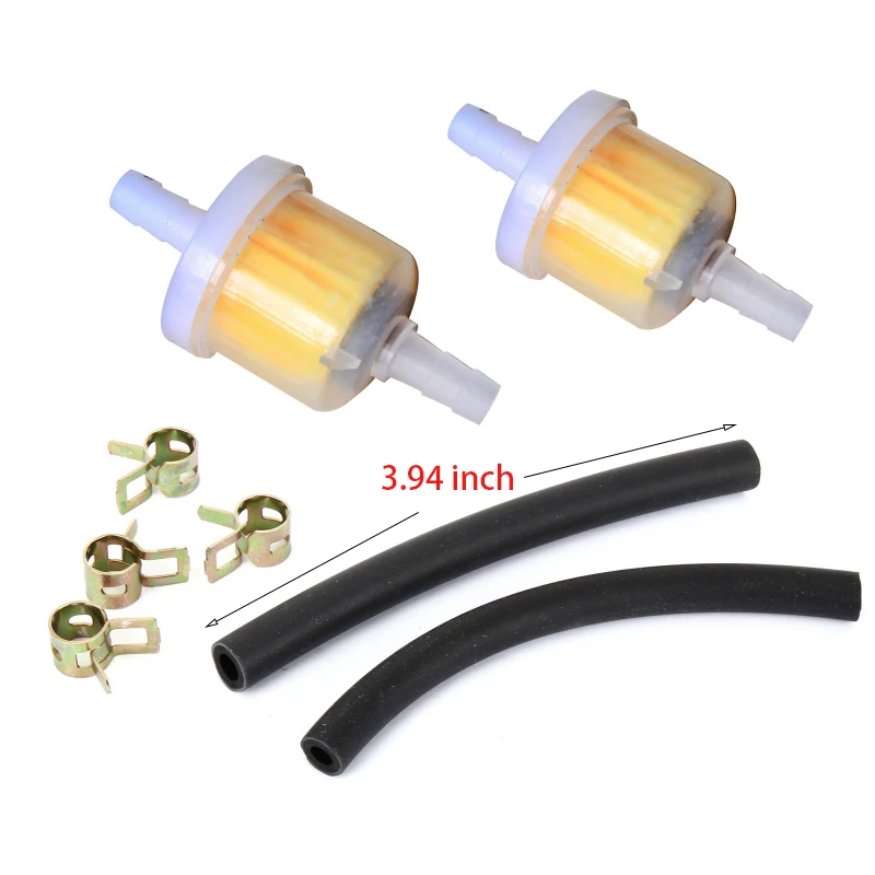 1Set petrol hose pipe with clips universal for 2 stroke mini moto dirt bike quad gas filter