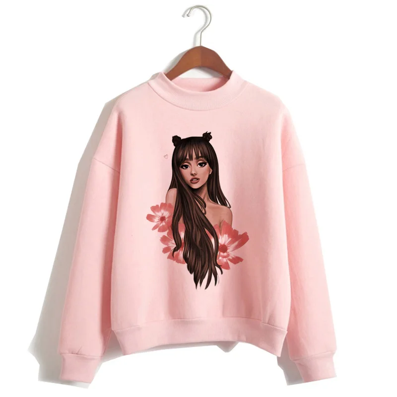 Ariana Grande harajuku Женская толстовка с капюшоном ulzzang худи уличная хип хоп Мода корейский стиль новинка Женский 90s - Цвет: 2507